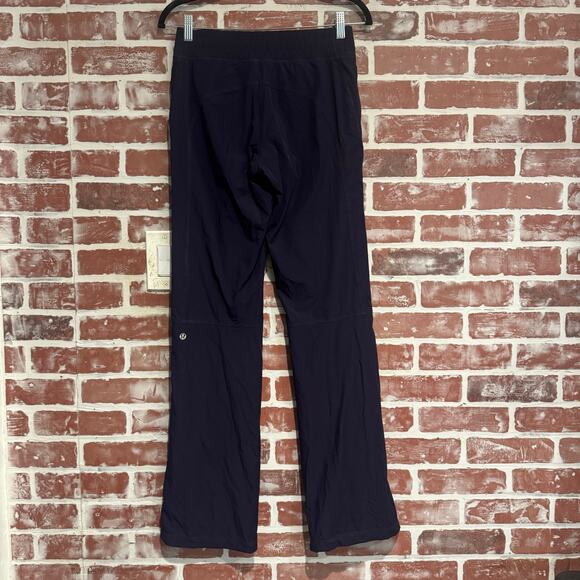 Lululemon Run: Womens Dog Runner Pant W5721S Navy Blue EUC Size 4 - Picture 3 of 9
